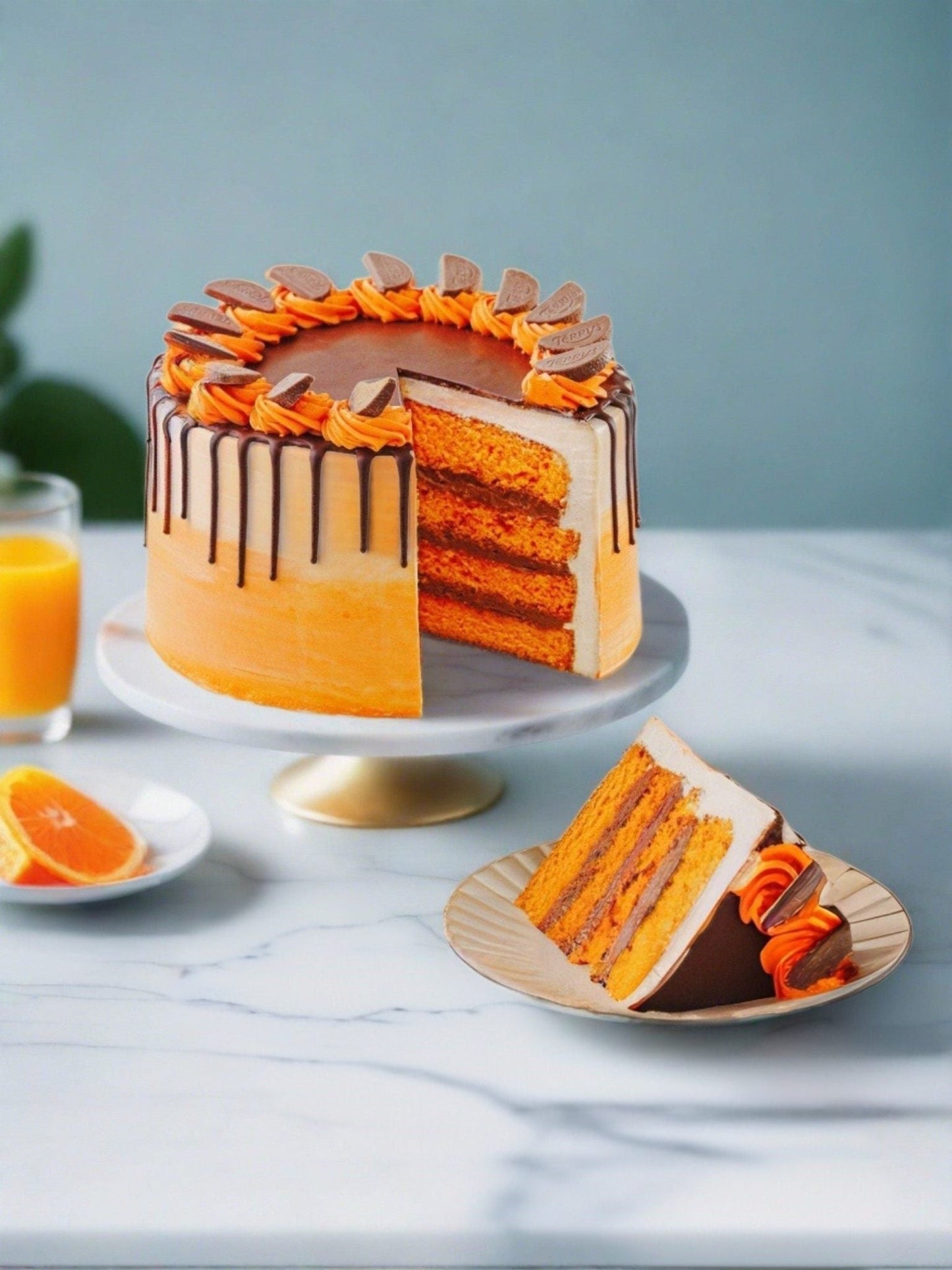 Chocolate Orange Delight Cake - Patisserie Valerie