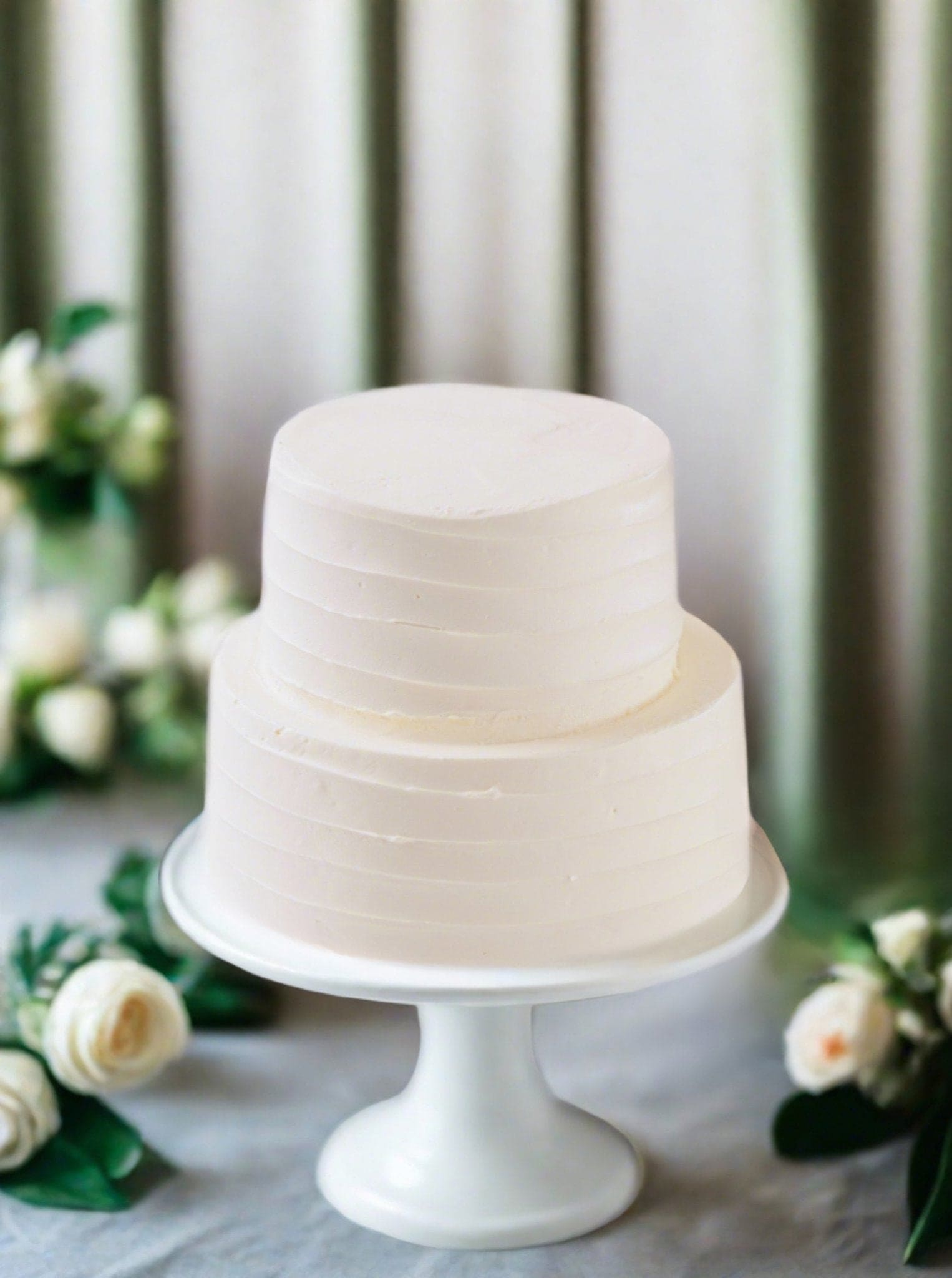 Vanilla Two Tier Wedding Cake - Patisserie Valerie