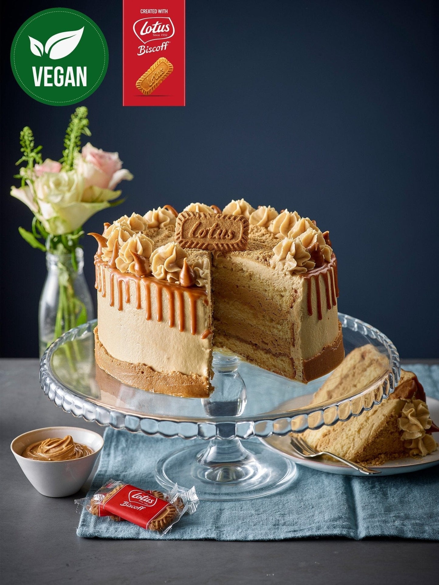 Lotus Biscoff Cake - Patisserie Valerie