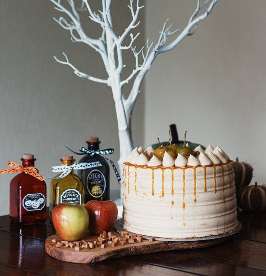 Crafting the Perfect Halloween Table Setup with Patisserie Valerie's Toffee Apple Cake and More - Patisserie Valerie