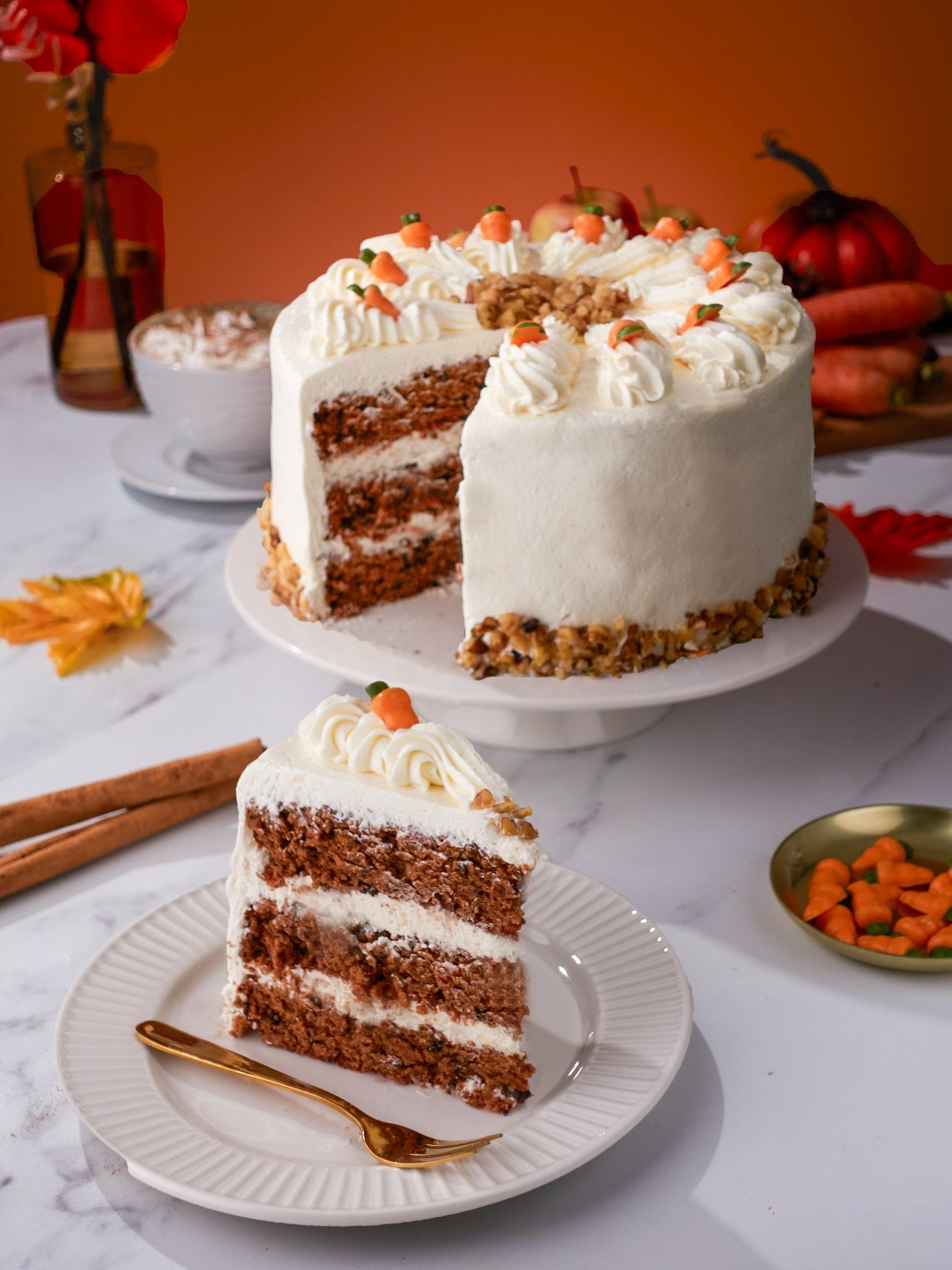 Carrot Cake | Next Day Delivery | Patisserie Valerie