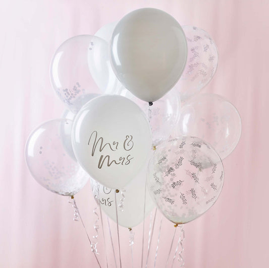 Mr & Mrs Balloon Bundle - Patisserie Valerie