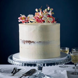Naked Blossom Wedding Cake