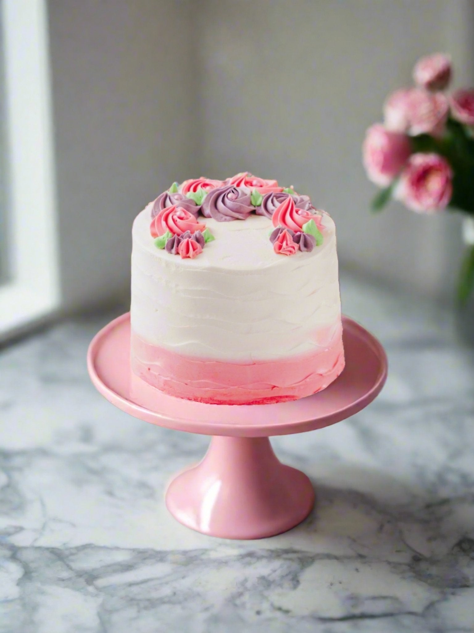 Rose Cake | Next Day Delivery | Patisserie Valerie