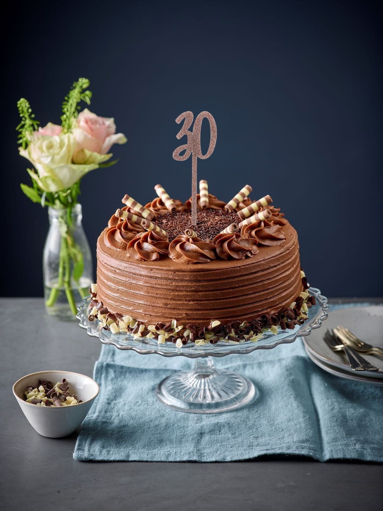 30th Birthday Toppers - Patisserie Valerie