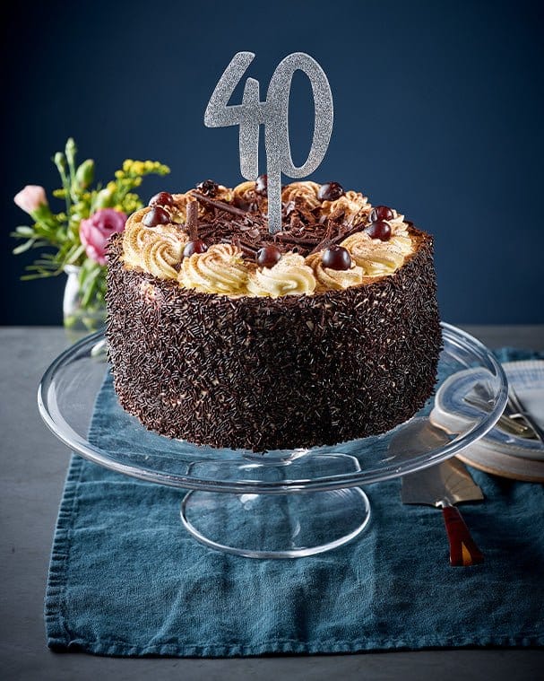 40th Birthday Toppers - Patisserie Valerie