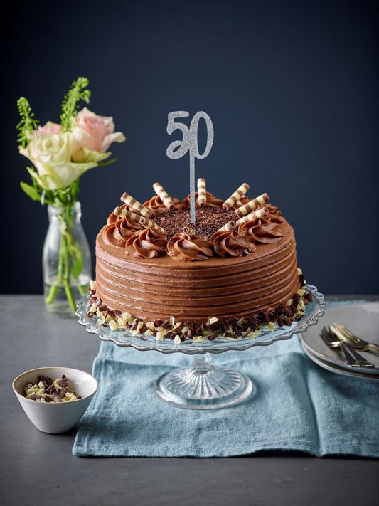 50th Birthday Toppers - Patisserie Valerie