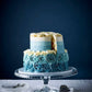 Blue Ombre Rosette Cake - Patisserie Valerie