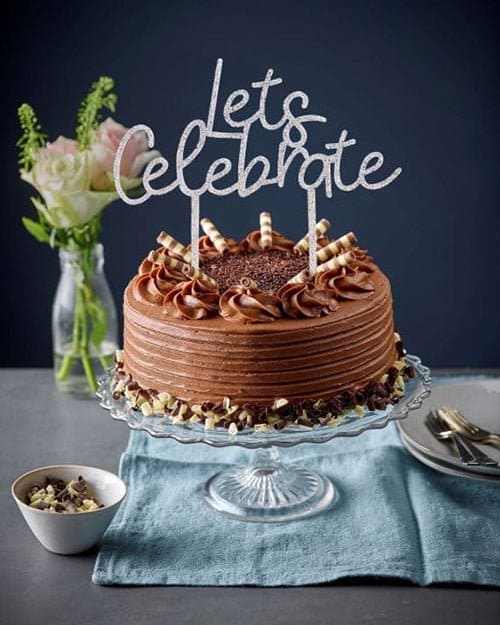 Let's Celebrate Cake Toppers - Patisserie Valerie