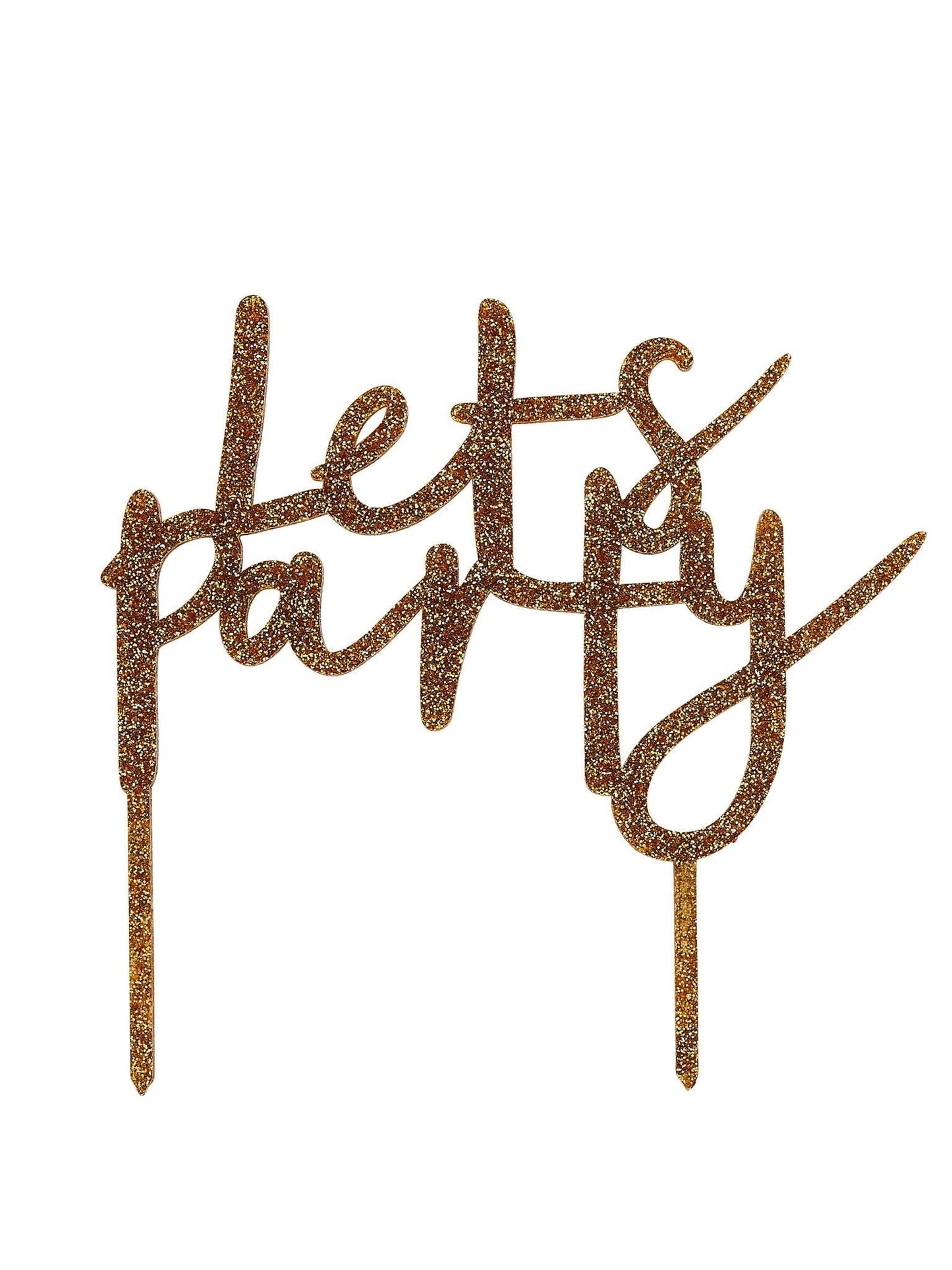 Let's Party Cake Toppers - Patisserie Valerie