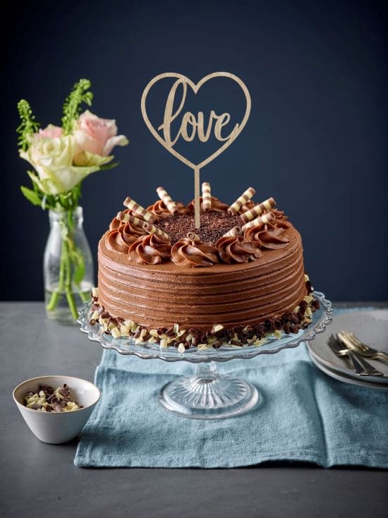 "Love" Cake topper - Patisserie Valerie