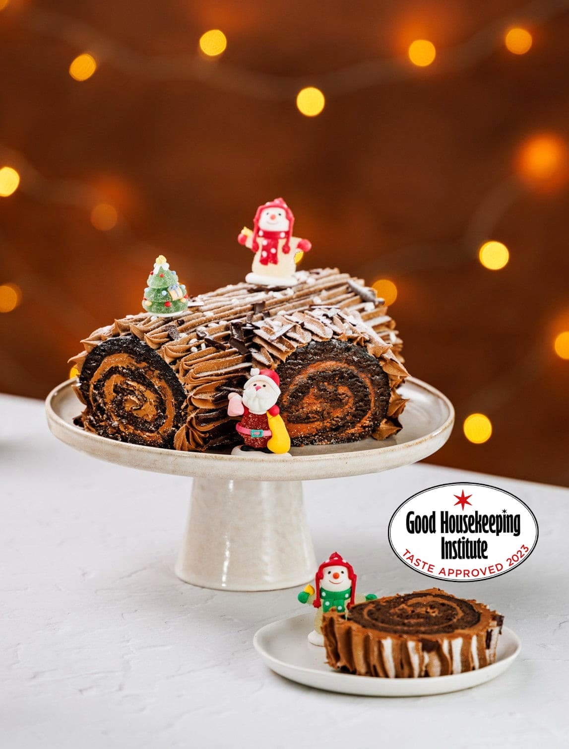 Yule Log Christmas Cake Hamper Patisserie Valerie Cakes